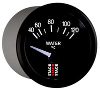 Autometer 52mm Stack Instruments 40-120 Degree C Electric Water Temperature Gauge - Black - Burkken Auto Parts