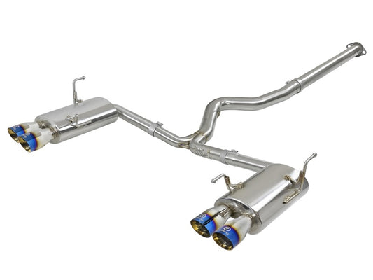 aFe Takeda 3in 304 SS Cat-Back Exhaust System 15-18 Subaru WRX/WRX STI H4-2.0/2.5L (t) - Burkken Auto Parts