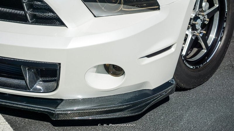 Anderson Composites 12-14 Ford Mustang/Shelby GT500 Type-OE Front Chin Splitter - Burkken Auto Parts