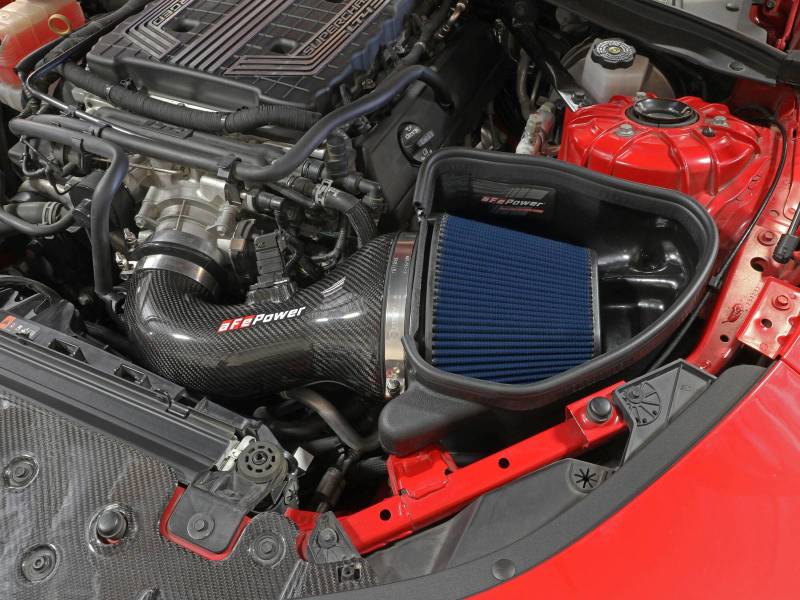 aFe 17-12 Chevrolet Camaro ZL1 (6.2L-V8) Track Series Carbon Fiber CAI System w/ Pro 5R Filters - Burkken Auto Parts