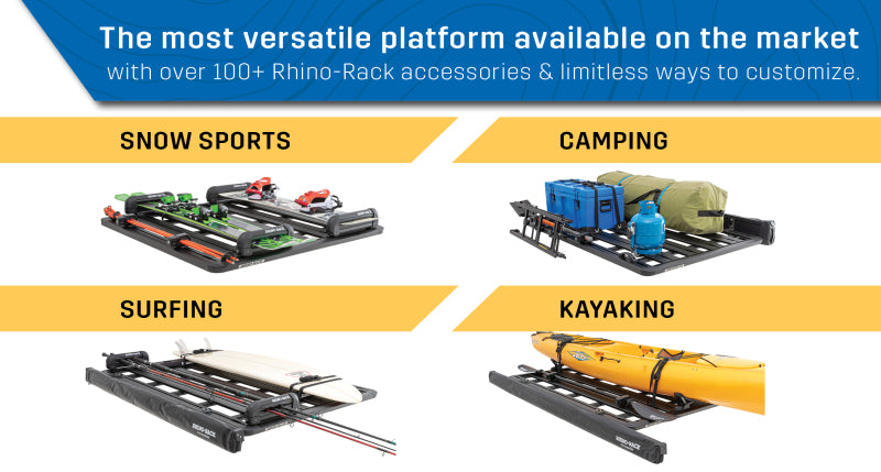 Rhino Rack Pioneer Platform Unassembled with 2500 Leg Kit - Burkken Auto Parts