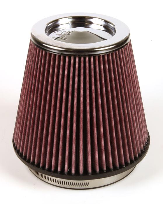 K&N Round Tapered Universal Air Filter 6in Flange ID x 7.5in Base OD x 5in Top OD x 6.5in Height - Burkken Auto Parts