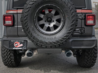 aFe Rebel Series 2.5in 409 SS Cat-Back Exhaust w/ Black Tips 18-19 Jeep Wrangler (JL) V6 3.6L - Burkken Auto Parts