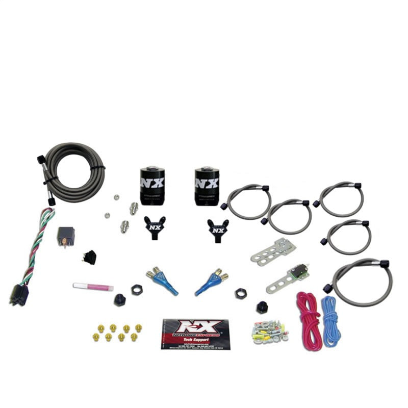 Nitrous Express 92-95 Dodge V8 TBI Dual Nozzle Nitrous Kit (50-125HP) w/o Bottle - Burkken Auto Parts