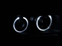 ANZO 1992-1998 BMW 3 Series E36 Projector Headlights w/ Halo Black (CCFL) G2 - Burkken Auto Parts