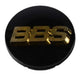 BBS Center Cap 70.6mm Black/Gold (3-tab) (56.24.080) - Burkken Auto Parts