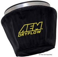 AEM Air Filter Wrap Black 7.5in Length x 5in Width x 5in Height - Burkken Auto Parts