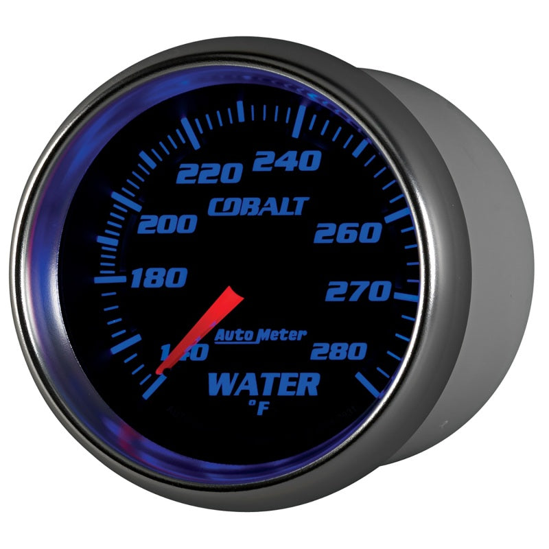 Autometer Cobalt 66.7mm 140-280 degree F. Water Temprature  Gauge - Burkken Auto Parts