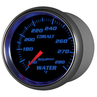 Autometer Cobalt 66.7mm 140-280 degree F. Water Temprature  Gauge - Burkken Auto Parts