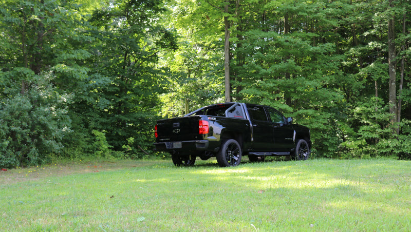 Corsa 14-17 Chevy Silverado 5.3L V8 CC / SB 3in Single Side Exit Touring Cat-Back Exhaust Black Tips - Burkken Auto Parts