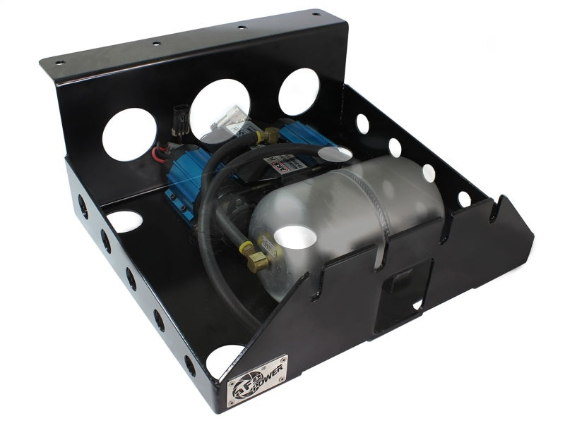 aFe Power Cover Glide Guard On Board Compressor Mount 07-14 Jeep Wrangler JK V6 3.6L-3.8L - Burkken Auto Parts