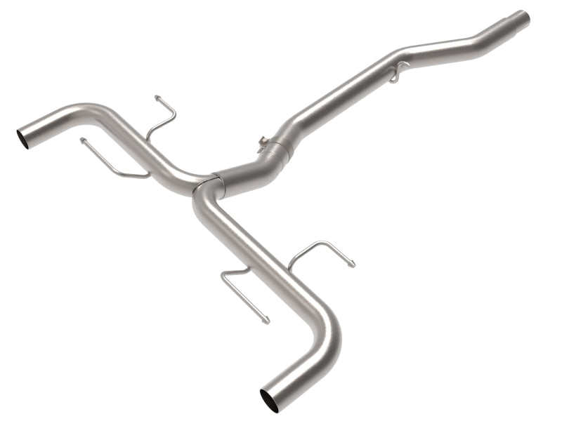 aFe 17-21 Alfa Romeo Giulia L4-2.0L (t) Mach Force-Xp 2in to 2-1/2in 304SS Axle-Back Exhaust - Burkken Auto Parts
