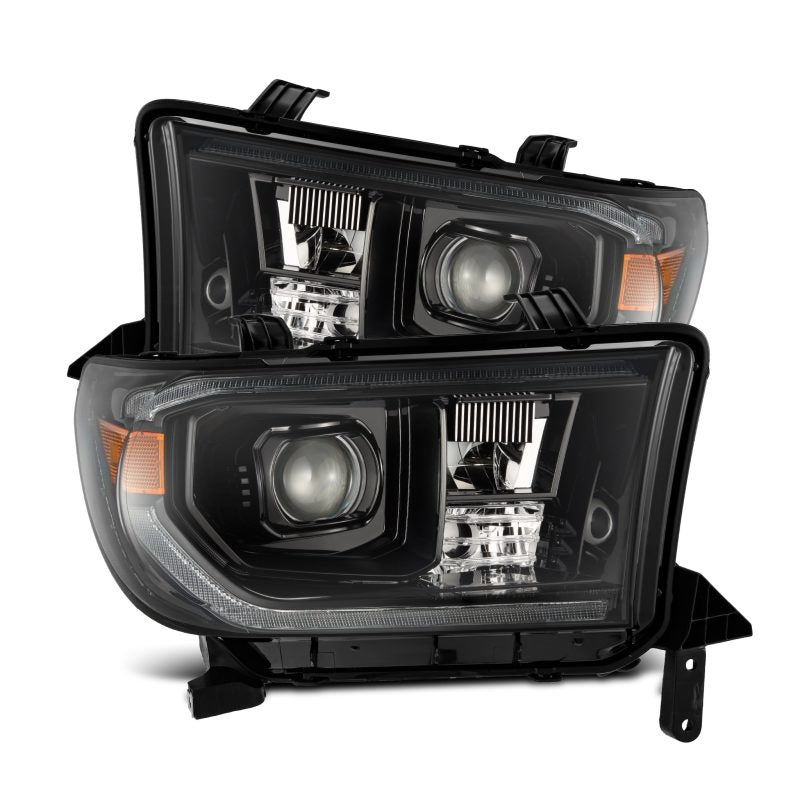 AlphaRex 07-13 Toyota Tundra/08-17 Toyota Sequoia G2 PRO-Series Projector Headlights Alpha-Black - Burkken Auto Parts