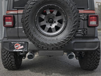 aFe Rebel Series 2.5in 409 SS Axle-Back Exhaust w/ Black Tips 2018+ Jeep Wrangler (JL) V6 3.6L - Burkken Auto Parts
