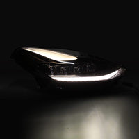 AlphaRex 17-22 Tesla Model 3/20-23 Model Y NOVA LED Proj Headlights Alpha-Blk w/Actv Lgt & Seq.Sig - Burkken Auto Parts