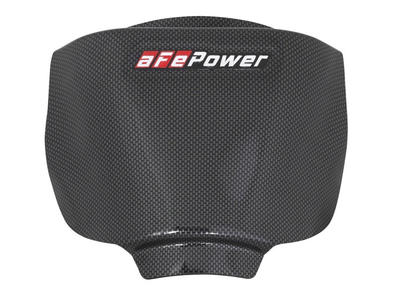 aFe MagnumFORCE Intake Rain Shield 15-16 Dodge Challenger SRT Hellcat 6.2L V8 (sc) - Carbon Finish - Burkken Auto Parts