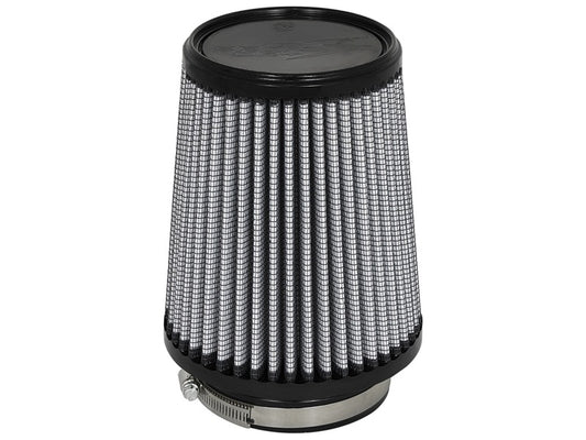 aFe MagnumFLOW Pro DRY S Universal Air Filter 4in F x 6in B x 4-3/4in T x 7in H (w/ Bumps) - Burkken Auto Parts