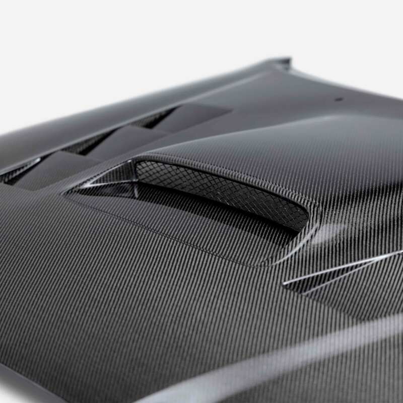Seibon 05-11 Toyota Tacoma TS-Style Carbon Fiber Hood - Burkken Auto Parts