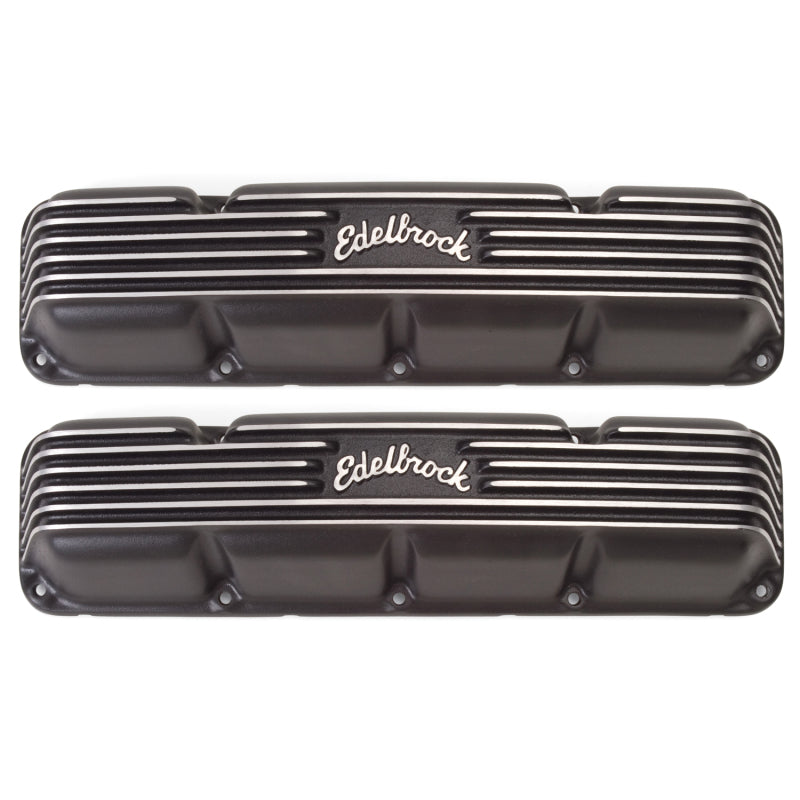Edelbrock Valve Cover Classic Series AMC/Jeep 1967-91 290-401 CI V8 Black - Burkken Auto Parts