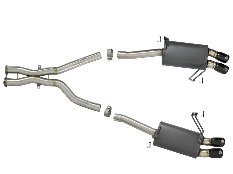aFe MACH Force-Xp 2-1/2in 304 SS Cat-Back Exhaust w/ Black Tips 05-08 BMW Z4 M Coupe (E86) L6 3.2L - Burkken Auto Parts