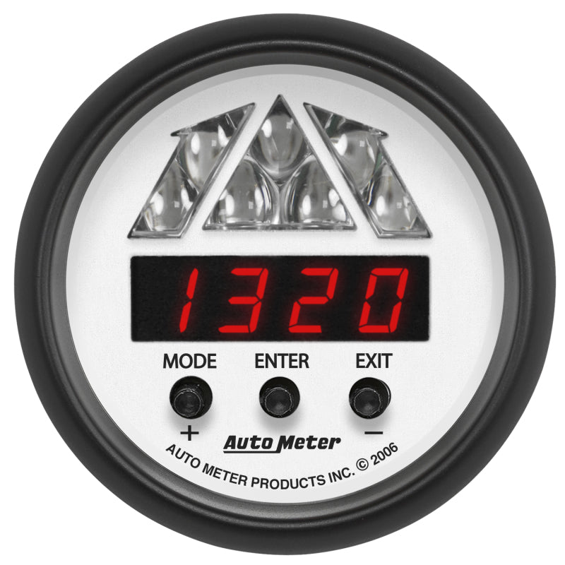 Autometer Phantom 2-1/16in Digital Pro Shift System Shift Light Level 1 Gauge - Burkken Auto Parts