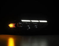 AlphaRex 18-20 Ford Mustang NOVA LED Proj Headlights Alpha-Black w/Activ Light/Seq Signal/Switch DRL - Burkken Auto Parts