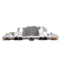 Edelbrock Manifold SBC 23-Degree Marine RPM 1987-1995 w/ Brass - Burkken Auto Parts