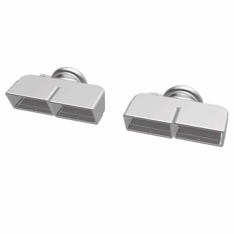 MagnaFlow Tip 1-Set Quad Square - Burkken Auto Parts