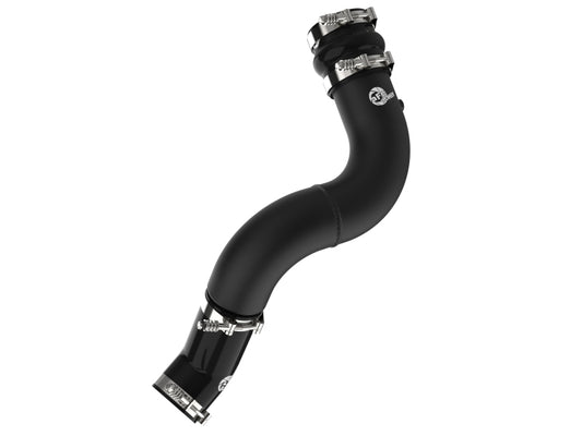 aFe 19-23 RAM Diesel L6-6.7L BladeRunner 3.5 IN Aluminum Cold Charge Pipe - Black - Burkken Auto Parts