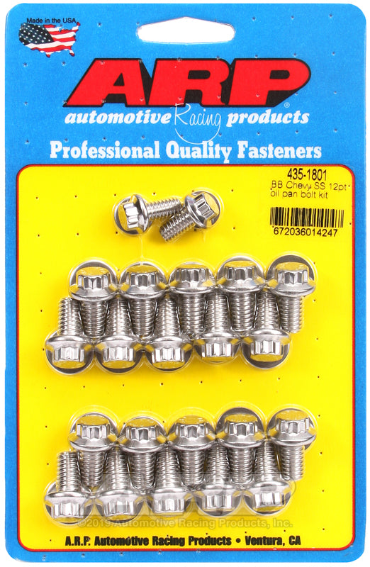 ARP BB Chevy SS 12pt Oil Pan Bolt Kit - Burkken Auto Parts