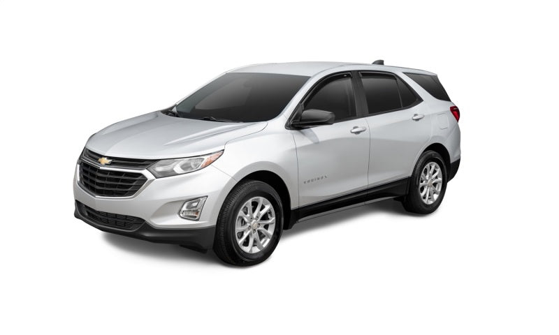 AVS 2018 Chevy Equinox Ventvisor Outside Mount Window Deflectors 4pc - Smoke - Burkken Auto Parts