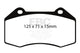 EBC 07-08 Chevrolet Cobalt 2.0 Supercharged (SS) Greenstuff Front Brake Pads - Burkken Auto Parts