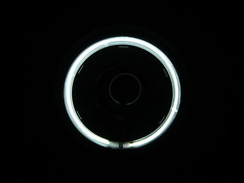 ANZO 2007-2013 Toyota Fj Cruiser Projector Headlights w/ Halo Black - Burkken Auto Parts
