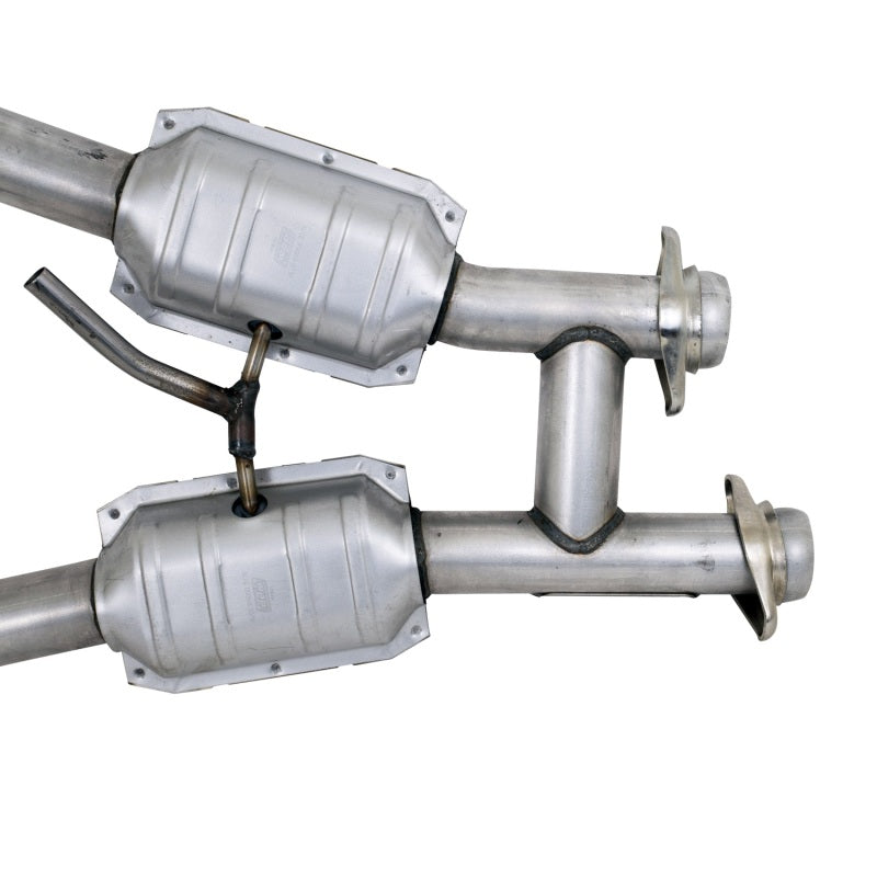 BBK 94-95 Mustang 5.0 High Flow H Pipe With Catalytic Converters - 2-1/2 - Burkken Auto Parts