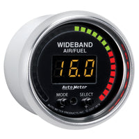 Autometer GS 52mm AFR or LAMBDA Digital Wideband Air/Fuel Ratio PRO Wideband A/F Kit - Burkken Auto Parts