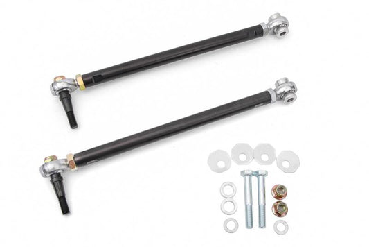 BMR 14-19 Chevrolet Corvette Toe Rods For 15in Conversion Kit - Black Anodized - Burkken Auto Parts