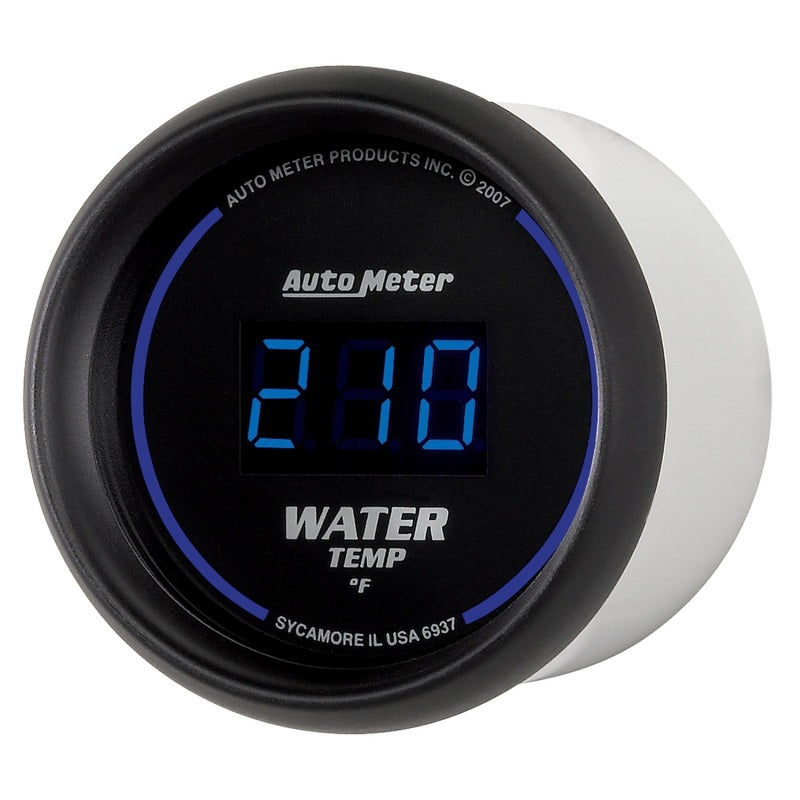 Autometer Cobalt Digital 52.4mm Black 0-300 deg F Water Temperature Gauge - Burkken Auto Parts