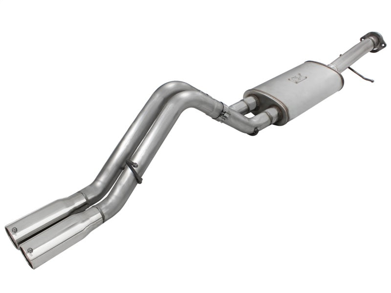 aFe Power MACHForce XP Exhaust System Cat-Back 409 Stainless Steel 07-08 Hummer H2 V8 6.0L/6.2L - Burkken Auto Parts