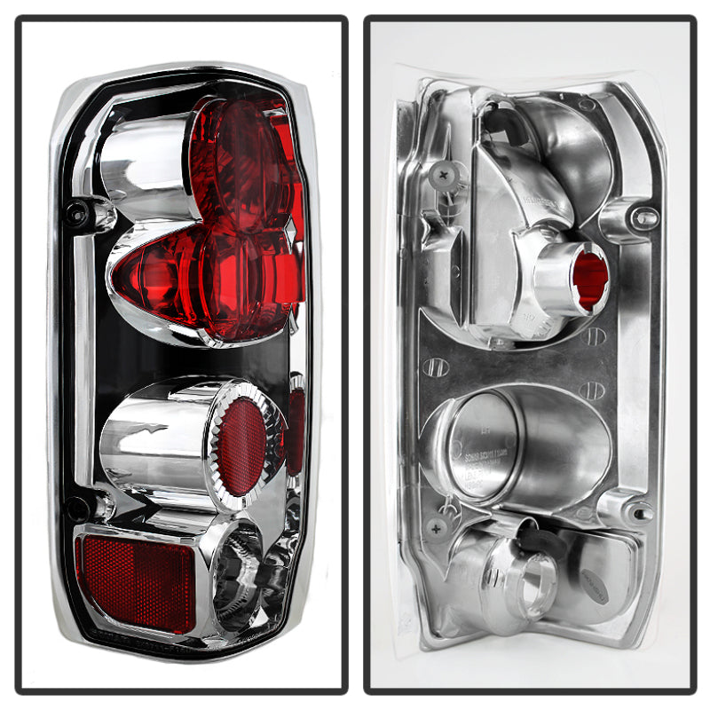 Spyder Ford F150 87-96/Ford Bronco 88-96 Euro Style Tail Lights Chrome ALT-YD-FF15089-C - Burkken Auto Parts