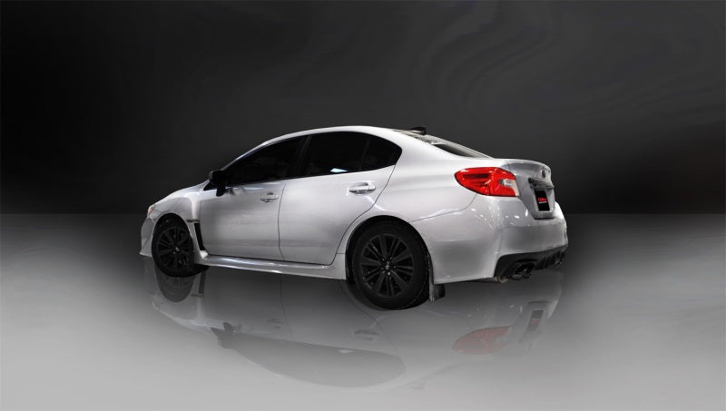 Corsa 2015-2021 Subaru WRX Cat Back Exhaust Black Quad 3.5in Tips *Sport* - Burkken Auto Parts
