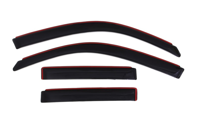 AVS 03-09 Toyota 4Runner Ventvisor In-Channel Front & Rear Window Deflectors 4pc - Smoke - Burkken Auto Parts