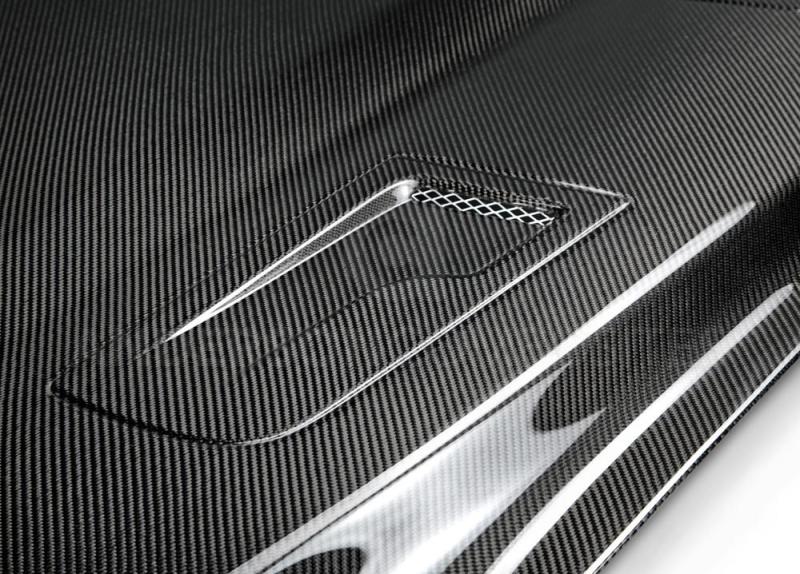 Anderson Composites 15-17 Ford Mustang (Excl. GT350/GT350R) Type-G Double Sided Hood - Burkken Auto Parts