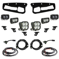 Baja Designs 21-22 Ford Bronco w/Steel Bumper S2 SAE Pro Fog Pocket Light Kit - Clear - Burkken Auto Parts