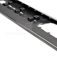 Anderson Composites 2020 Ford Mustang Shelby GT500 Carbon Fiber Rocker Panel Splitters - Burkken Auto Parts