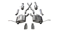 Corsa 2011-2021 Jeep Grand Cherokee Polished 2.5in Dual Rear Exit Cat-Back Exhaust - Burkken Auto Parts