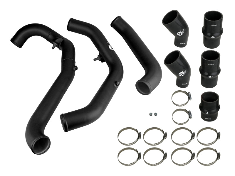 aFe Bladerunner Intercooler Tubes Hot Side 2.5in 17-20 Ford F-150 Raptor V6 3.5L(tt) - Burkken Auto Parts