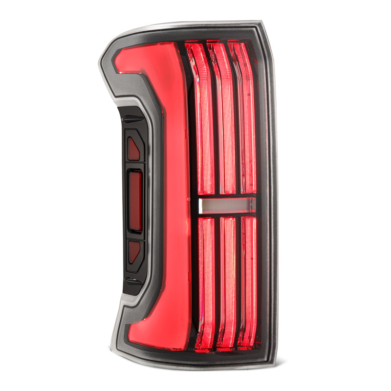 AlphaRex 24-25 Toyota Tacoma NOVA-Series LED Prismatic Tail Lights - Black - Burkken Auto Parts