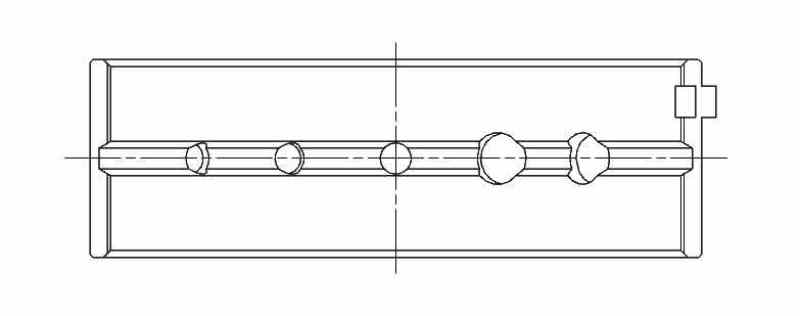 ACL Nissan SR20DE/DET GTiR Standard Size High Performance Main Bearing Set - 5 oil holes in upper - Burkken Auto Parts