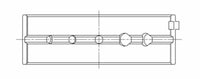 ACL Nissan SR20DE/DET GTiR 0.25mm Oversized High Performance Main Bearing Set - 5 oil holes in upper - Burkken Auto Parts
