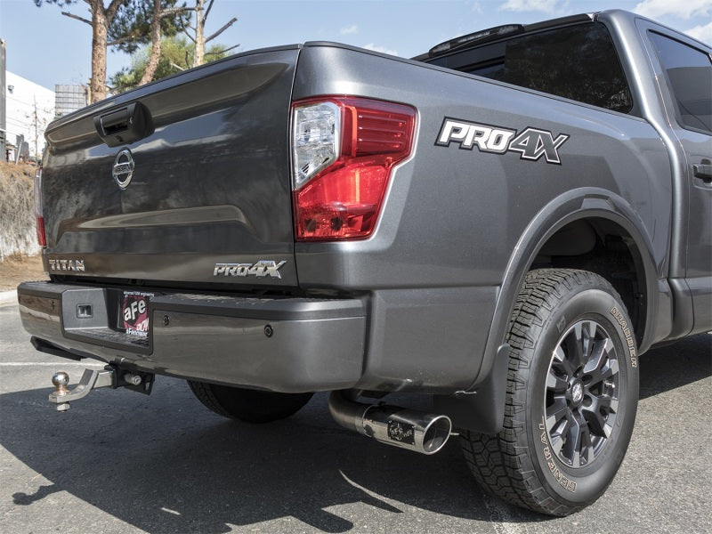 aFe MACH Force-Xp 2-1/2in Cat-Back Exhaust System w/ Polished Tip 16-17 Nissan Titan XD V8 5.6L - Burkken Auto Parts